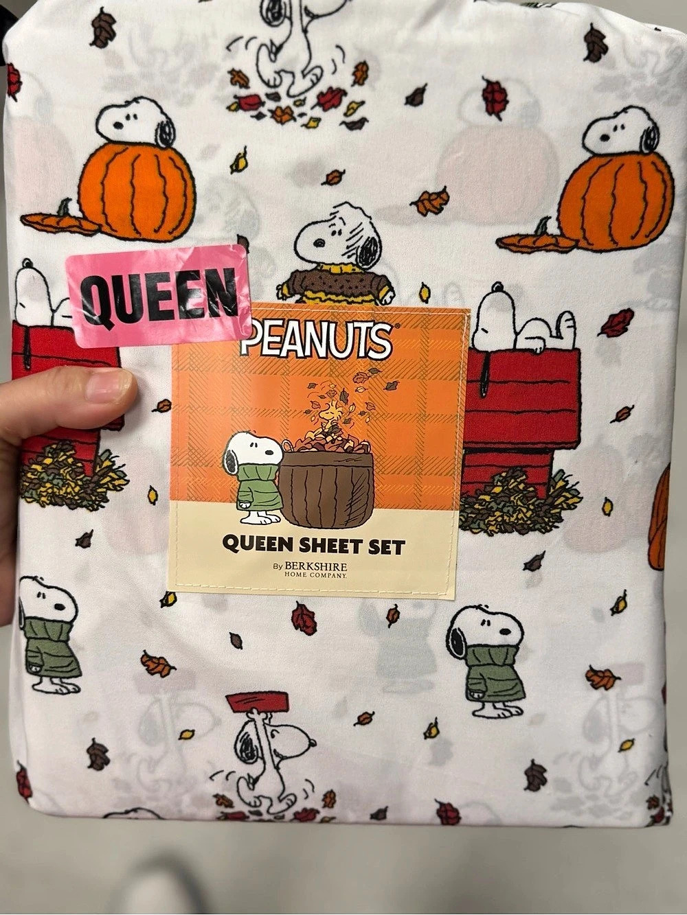 Peanuts Peanuts Queen Sheet Set NWT